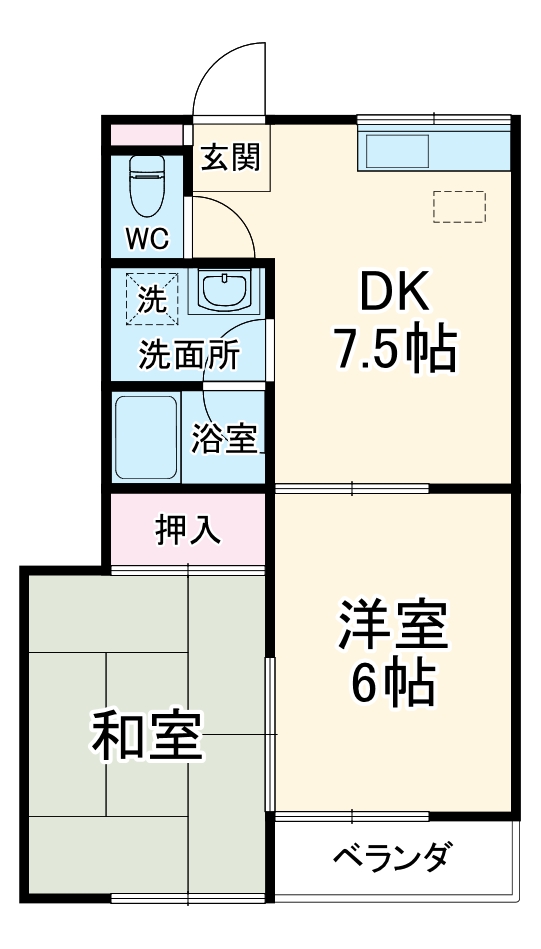 西台ハイツの間取り
