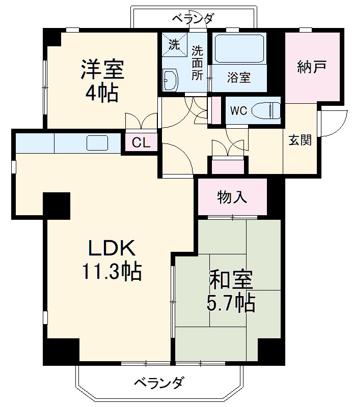 SMY88植田の間取り