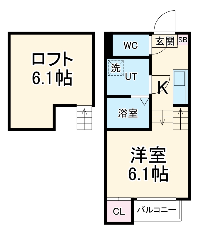 DUPLEX豊田本町の間取り