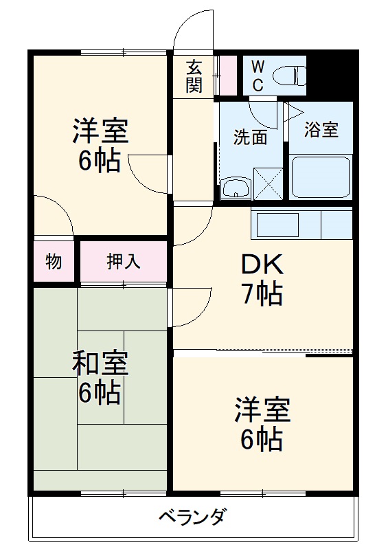 フジウェーブ の間取り