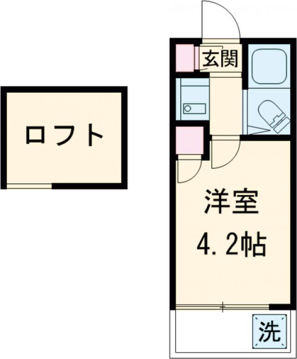 レジデンスオオキの間取り