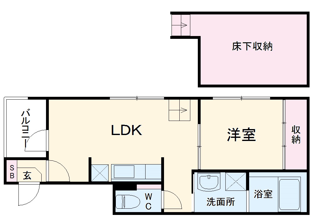 メゾン・ド・サントリナの間取り