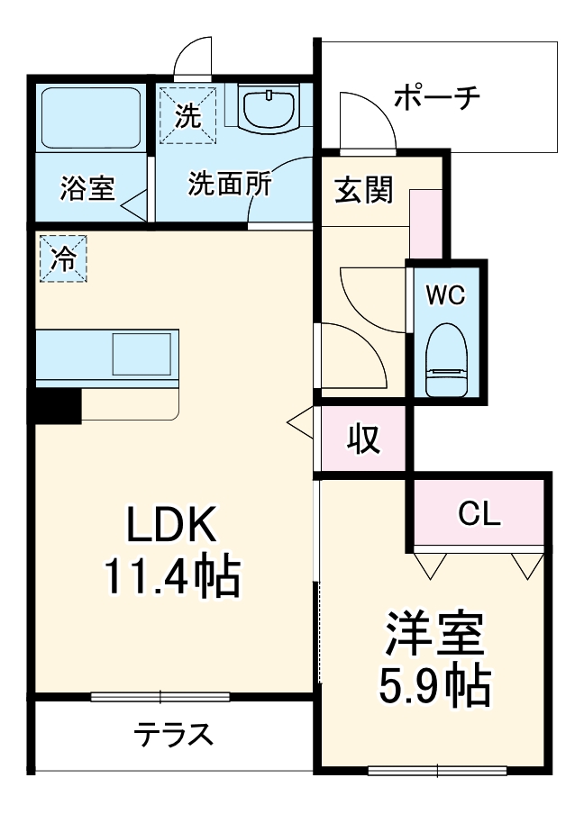 アモーレ シンフォニアの間取り