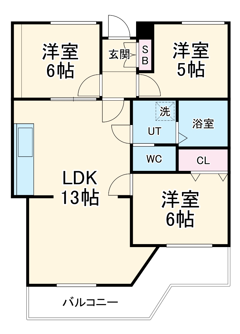 オオタピア植田の間取り
