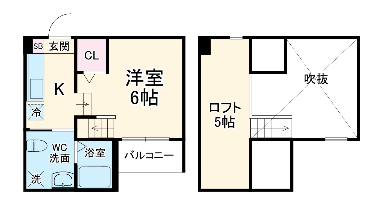 シャンフェルト原の間取り