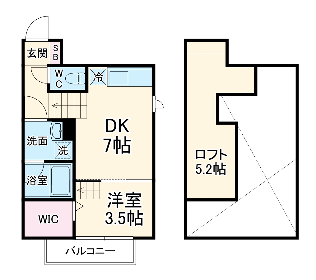 FAMILY STAGE道徳Ⅱの間取り