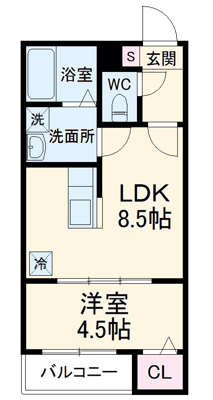 ロ・ハス八事東の間取り