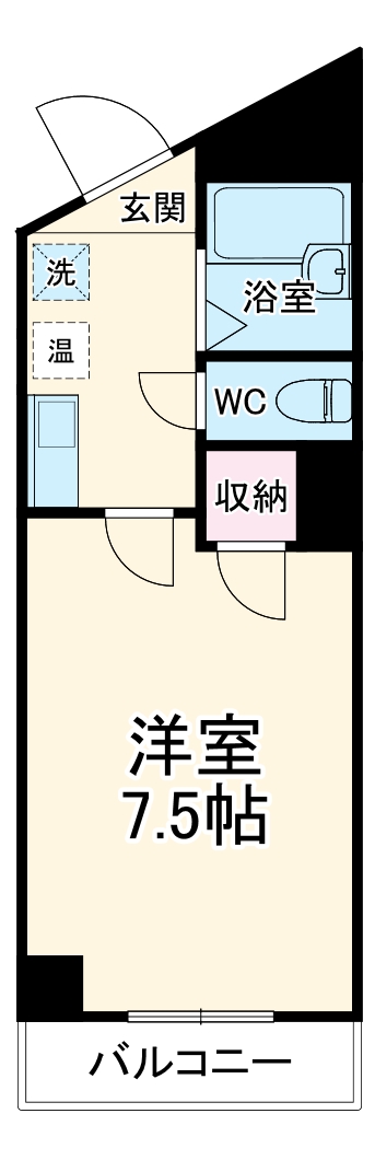 イーストアベニューの間取り