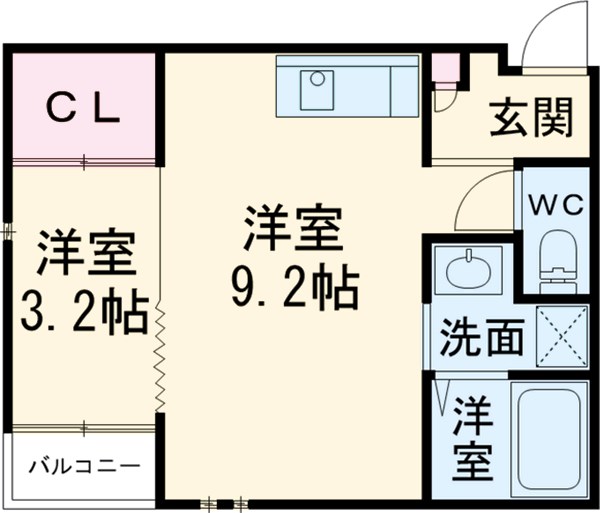 エステート西高蔵の間取り