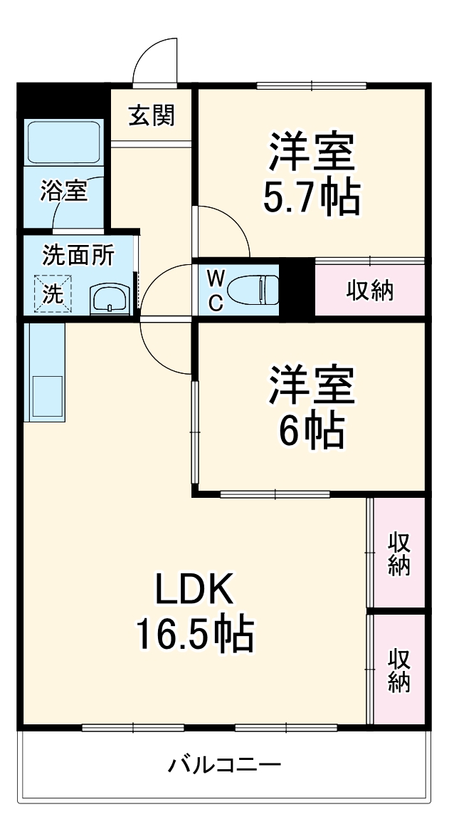 メゾン島田の間取り