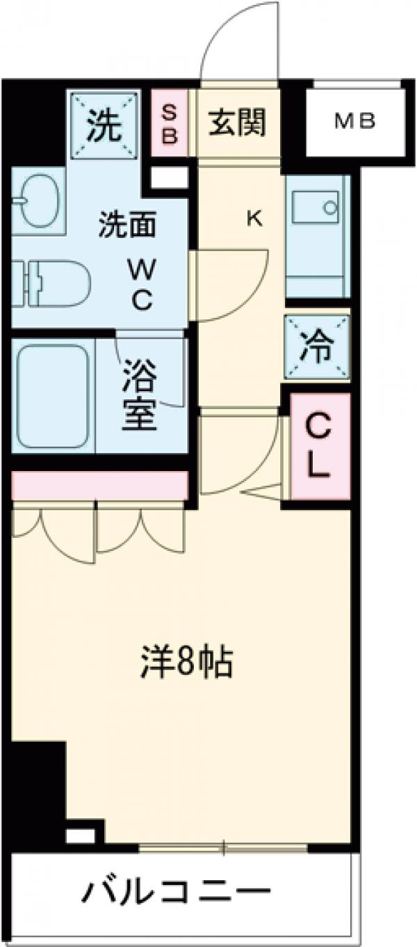 スクエアシティ西台AZの間取り