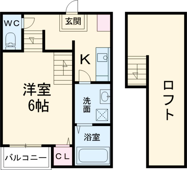 ラファン熱田の間取り