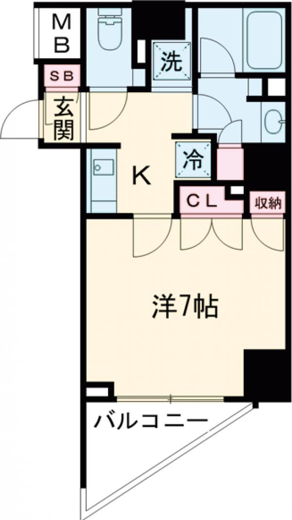Log赤塚の間取り