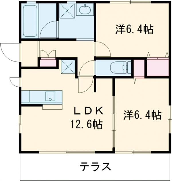 エルメゾンの間取り