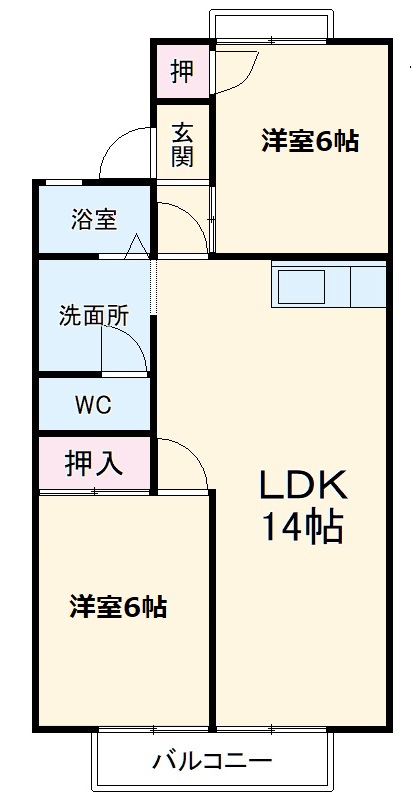 グリーンビューハイツの間取り