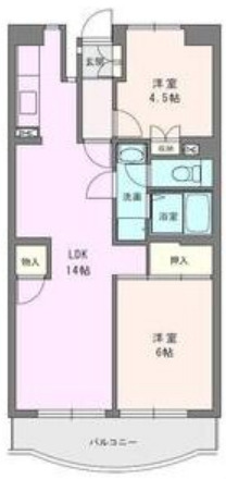 ボヌール秦野Ⅰの間取り