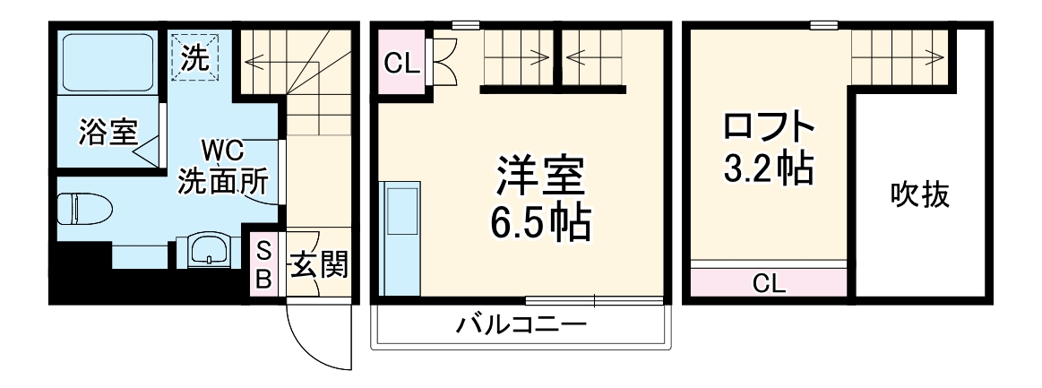 HAWK名古屋の間取り