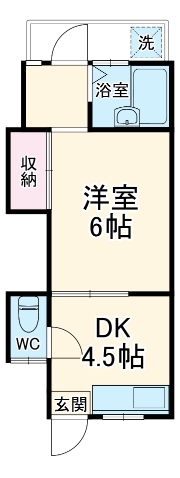コーポ前田の間取り