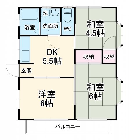 コーポ堀西の間取り