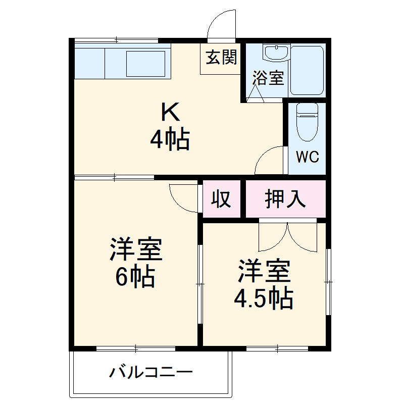 ノバビュー秦野の間取り