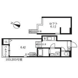 ハーモニーテラス八番Ⅱの間取り