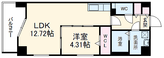 S-FORT熱田花町(旧GRANDUKE金山ferio)の間取り