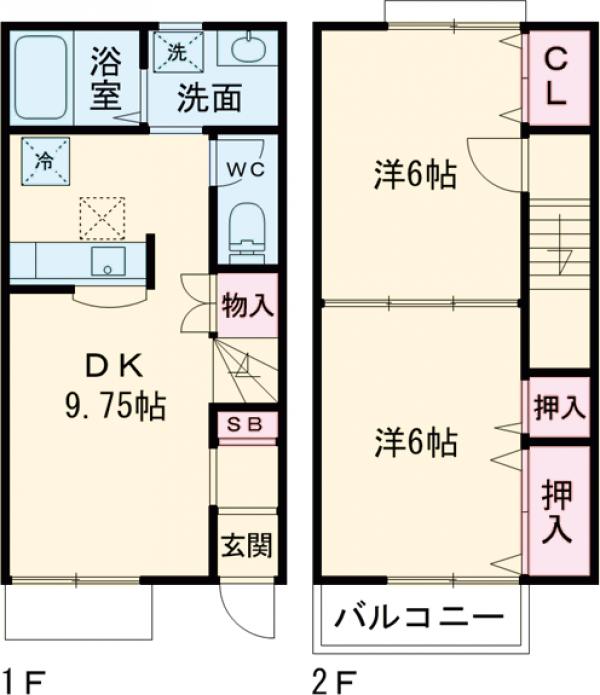 オランジュリーの間取り