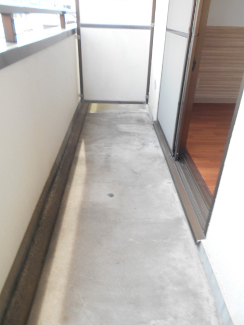 12/24 バルコニー