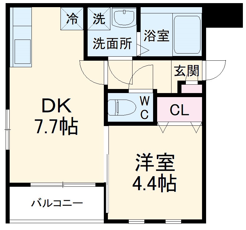 MOVE六番町WESTの間取り