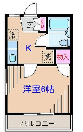 グリンデル菊名の間取り