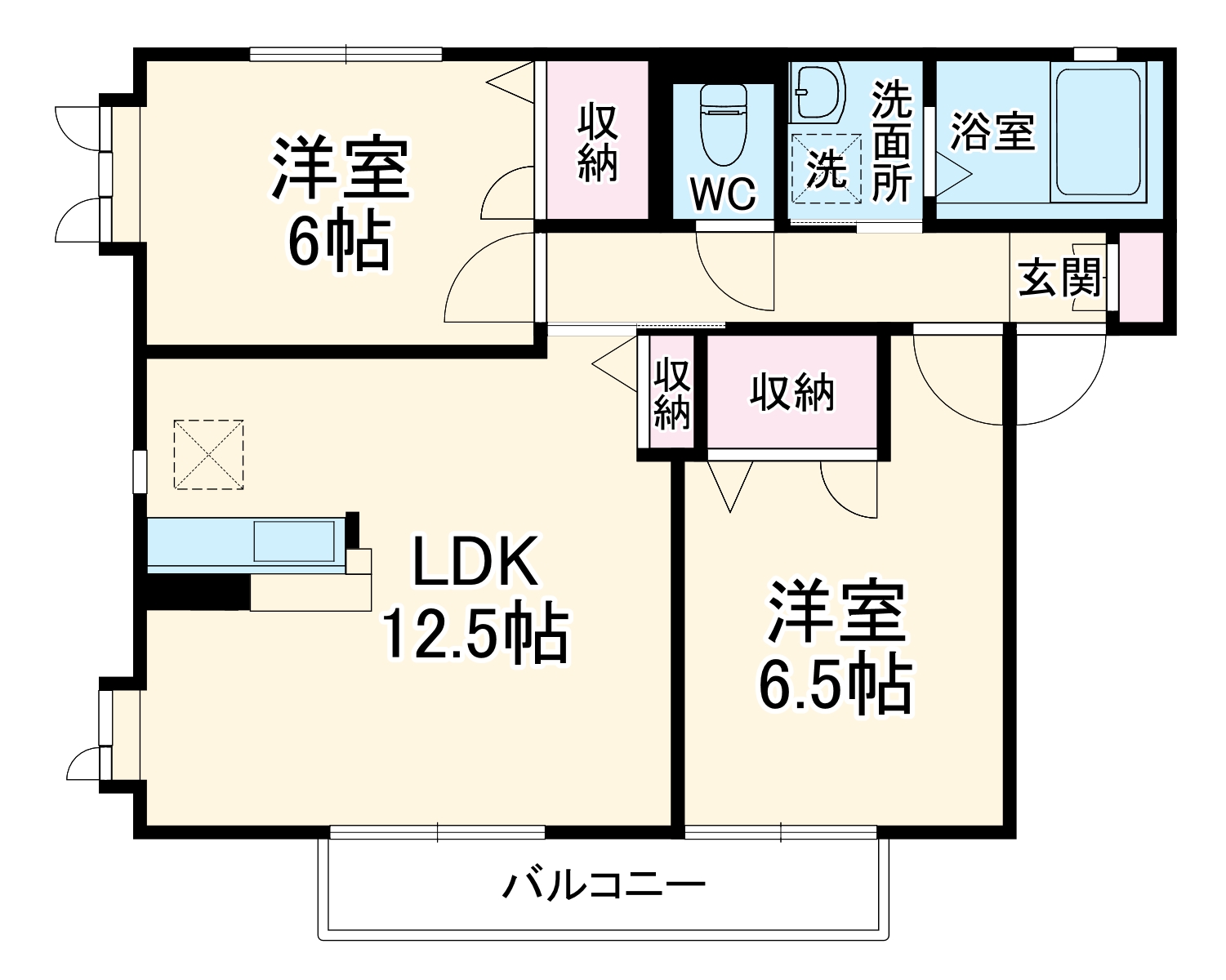 フォーレカメリアⅡの間取り
