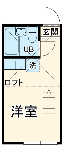 ユナイト白楽ロジャーテイラーの間取り