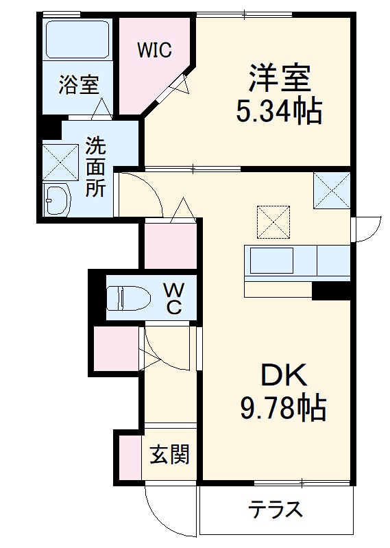 ソレアードの間取り