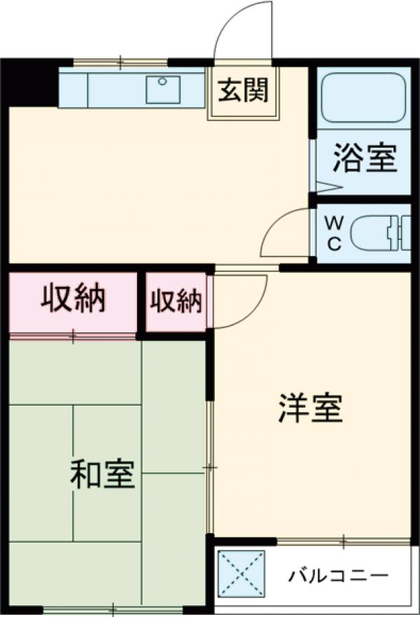 トーシンハイツ西葛西の間取り