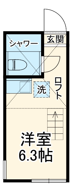 ユナイト東白楽ポルナレフの間取り