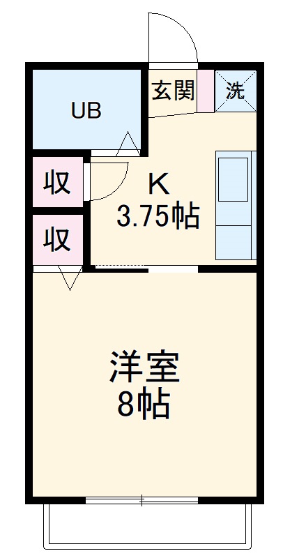 トヒロアパートの間取り
