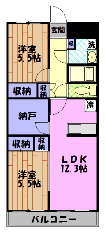 エクセレンテの間取り