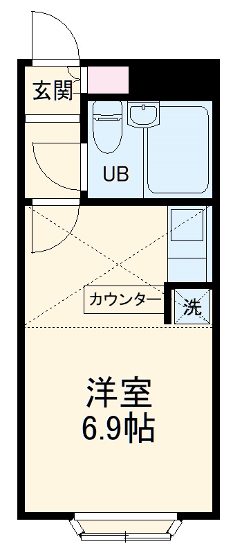 ベルピア渋沢第2の間取り