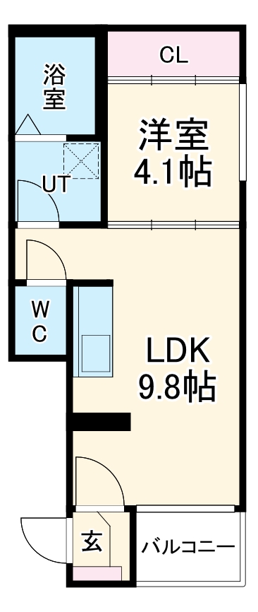 ハーモニーテラス千代田の間取り