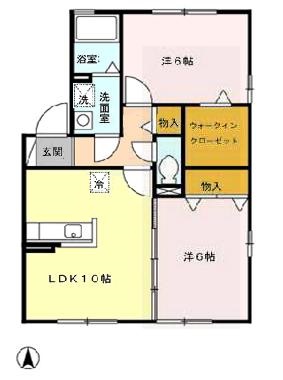メゾン・ヴェール Y・Tの間取り
