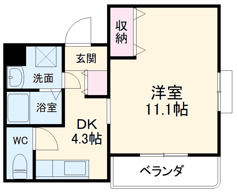 プレジールの間取り