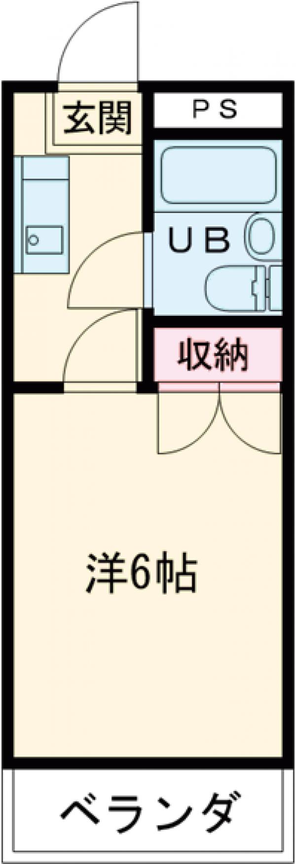 ミントハウス6の間取り