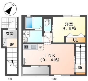 Ivy FieldⅠの間取り
