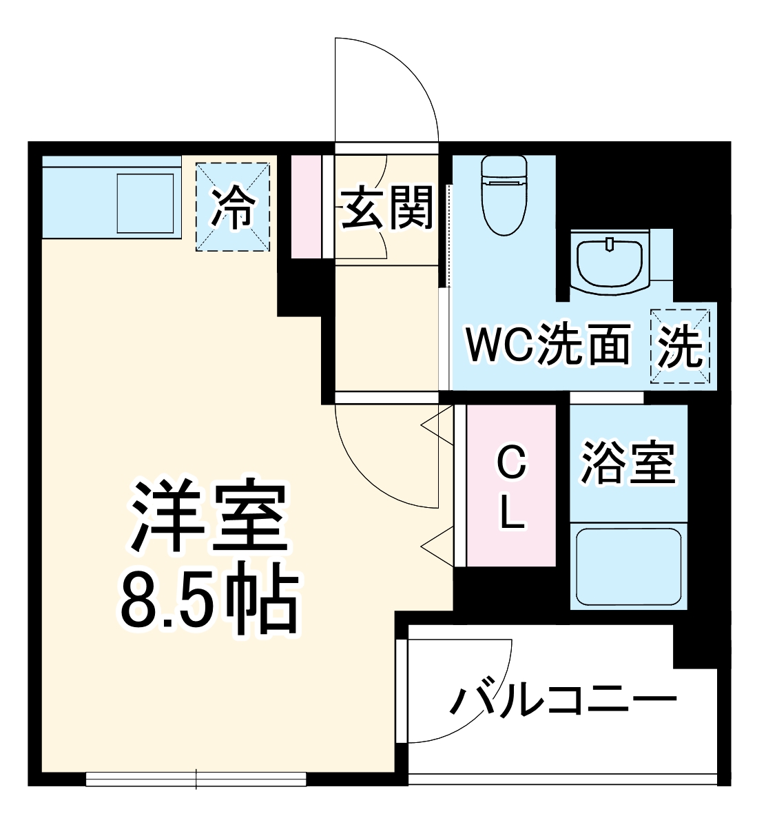 ウィング片倉の間取り