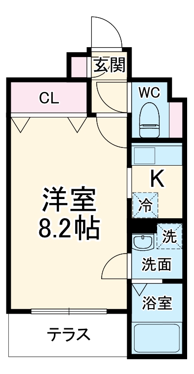 Branche金山の間取り