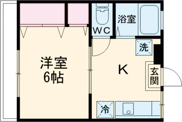 ヴィラ栄の間取り