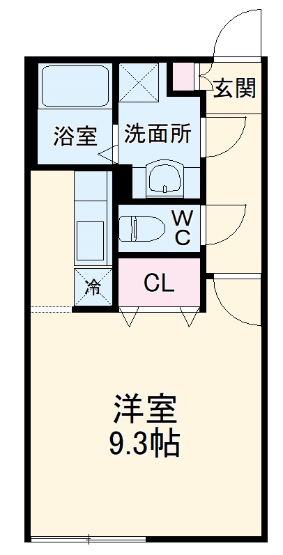 Ｂｒａｎｃｈｅ金山の間取り