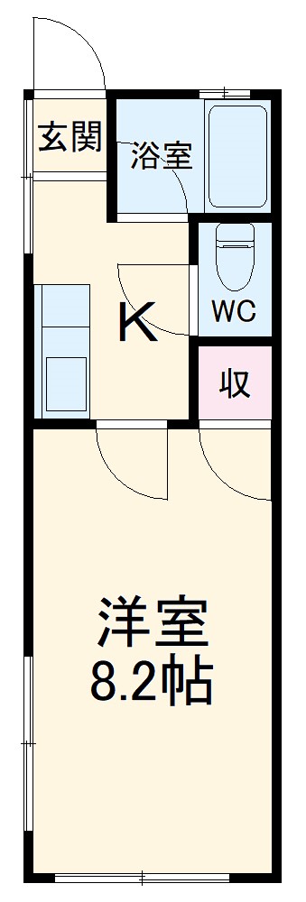 望栄荘の間取り