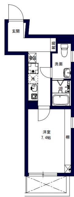 フュージョン板橋本町の間取り