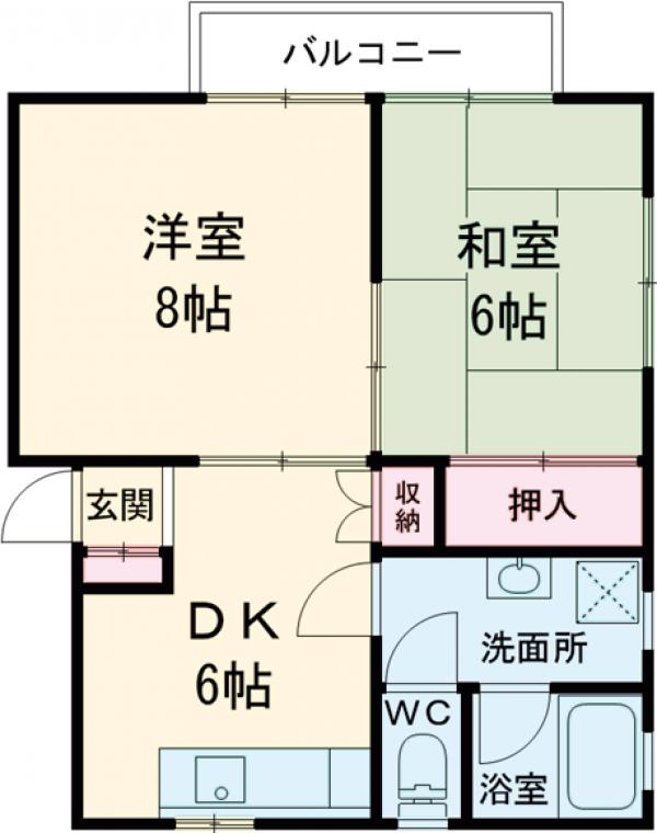 SKコーポの間取り